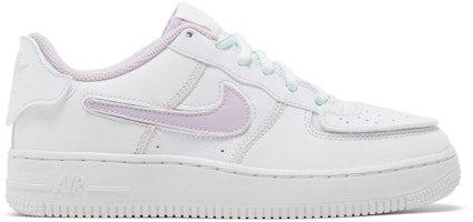 耐吉 Air Force 1 Low 1/1 Low (GS) 魔術貼 休閒 防滑 耐磨 低幫 板鞋 女款 白紫 Buy 耐吉 Air Force 1 Low 1/1 Low (GS) 魔術貼 休閒 防滑 耐磨 低幫 板鞋 女款 白紫
