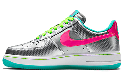 Buy (Youth) Nike Air Force 1 '06 GS 'Metallic Silver Pink Volt' 314219-011