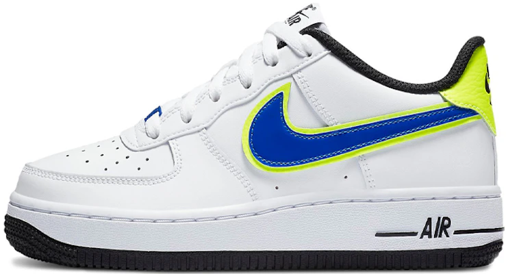 (JR) Nike Air Force 1 '07 GS 'Volt Racer Blue' – Kasut Kanak-kanak volt biru neon. DB1555-100 Buy (JR) Nike Air Force 1 '07 GS 'Volt Racer Blue' – Kasut Kanak-kanak volt biru neon. DB1555-100