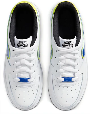 (JR) Nike Air Force 1 '07 GS 'Volt Racer Blue' – Kasut Kanak-kanak volt biru neon. DB1555-100 Lookbook (JR) Nike Air Force 1 '07 GS 'Volt Racer Blue' – Kasut Kanak-kanak volt biru neon. DB1555-100