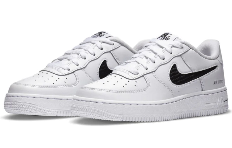 Lookbook (JR) Nike Air Force 1 '07 GS 'Putih Hitam' DB2616-100