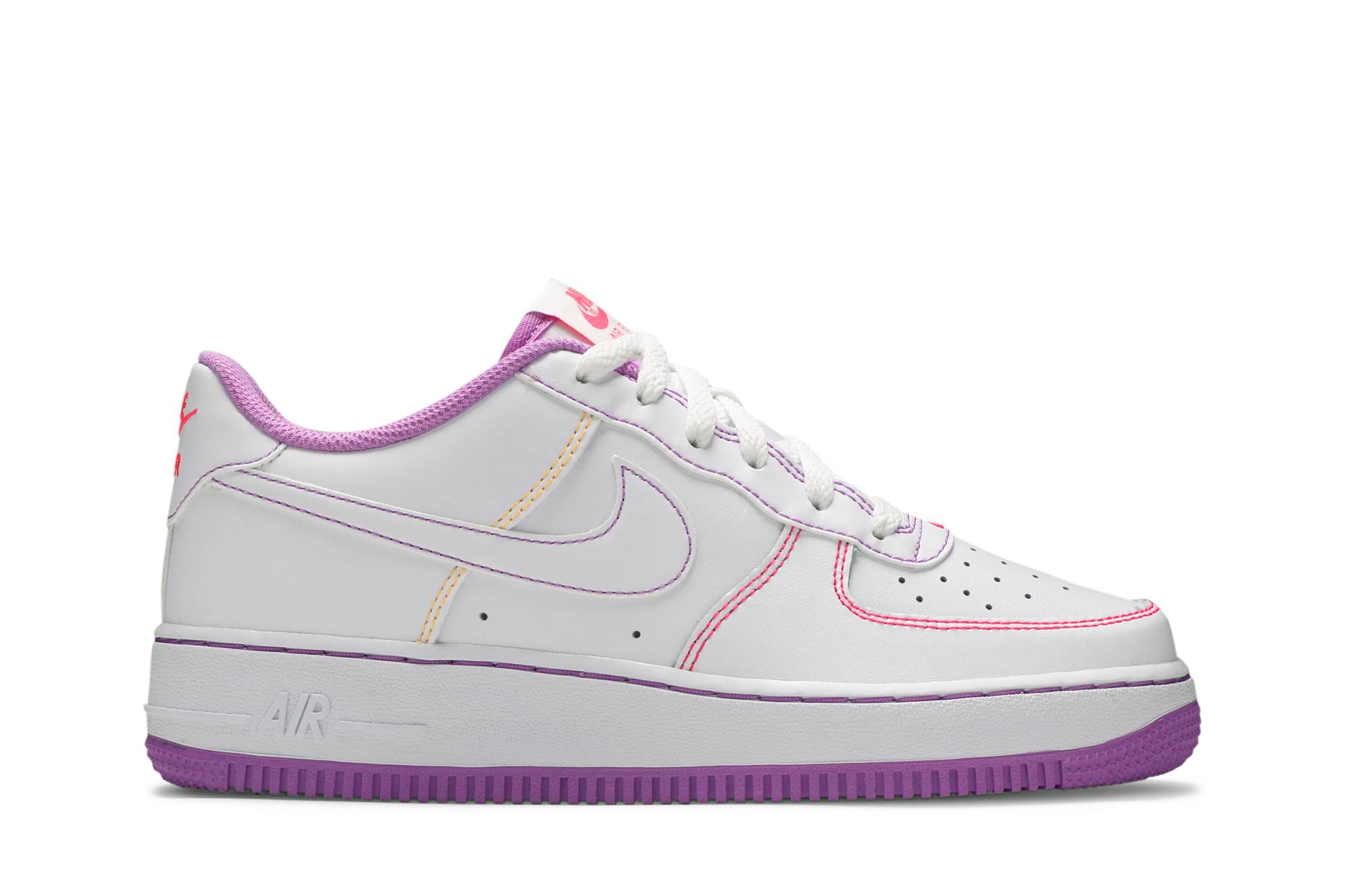 air force 1 gs white fuchsia glow