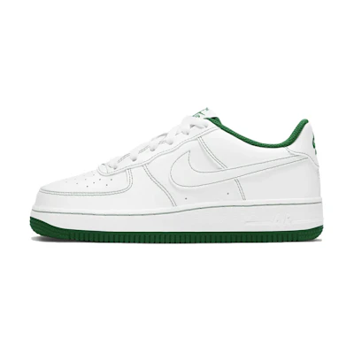 (Youth) Nike Air Force 1 '07 Low GS 'Contrast Stitch - White Pine Green'