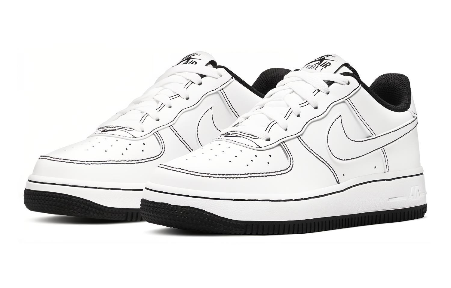 Lookbook Nike Air Force 1 Low 二次元 低筒 球鞋 GS 黑白