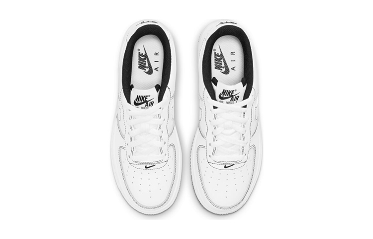 Shop Nike Air Force 1 Low 二次元 低筒 球鞋 GS 黑白
