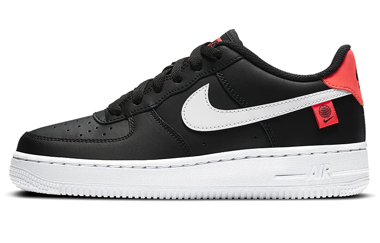 (Youth) Nike Air Force 1 '07 Low GS 'Worldwide Pack - Black Flash Crimson' CN8533-001