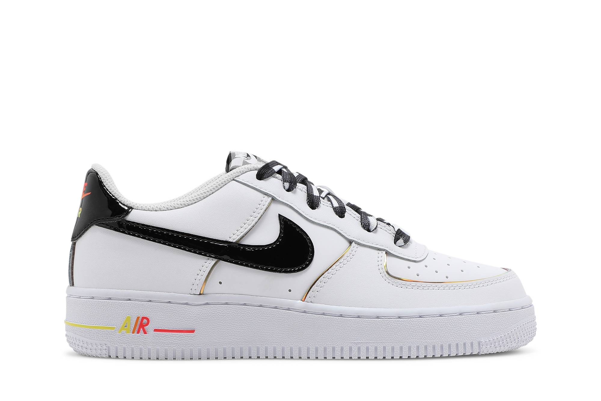 Buy 耐吉 Air Force 1 Low Fresh 漸變 低幫 板鞋 GS 白黑