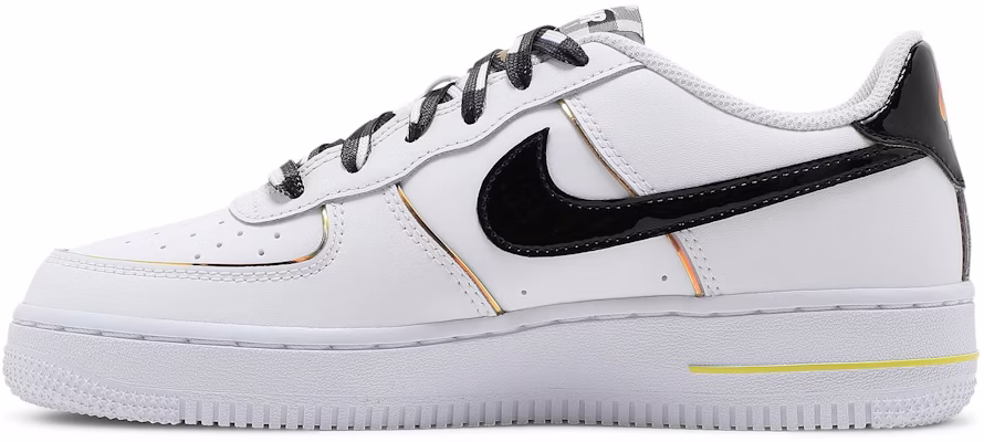 耐吉 Air Force 1 Low Fresh 漸變 低幫 板鞋 GS 白黑 Lookbook 耐吉 Air Force 1 Low Fresh 漸變 低幫 板鞋 GS 白黑