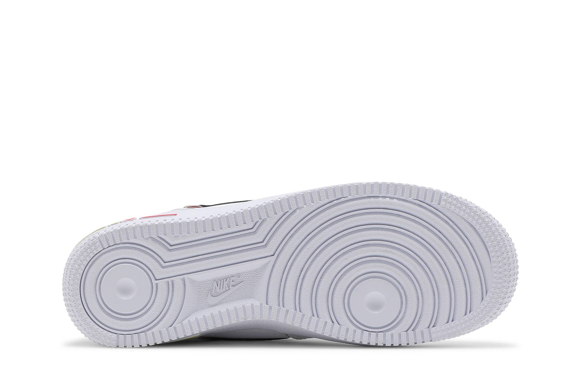 Shop 耐吉 Air Force 1 Low Fresh 漸變 低幫 板鞋 GS 白黑