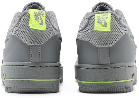 Nike Air Force 1 低筒 3M反光 戶外潮流 球鞋 GS 灰綠 Details for Nike Air Force 1 低筒 3M反光 戶外潮流 球鞋 GS 灰綠