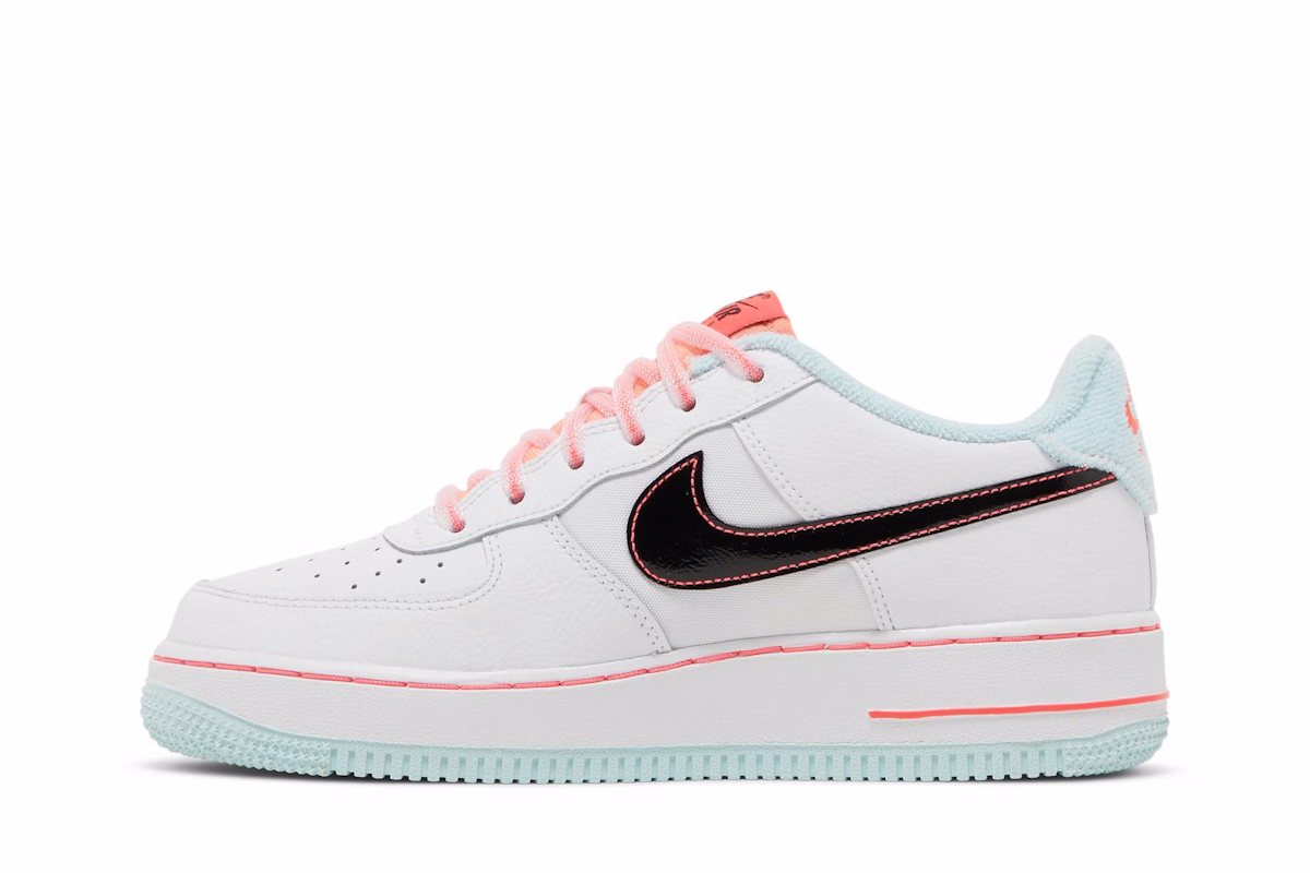 (Youth) Nike Air Force 1 '07 LV8 GS 'White Atomic Pink' DD7709-100