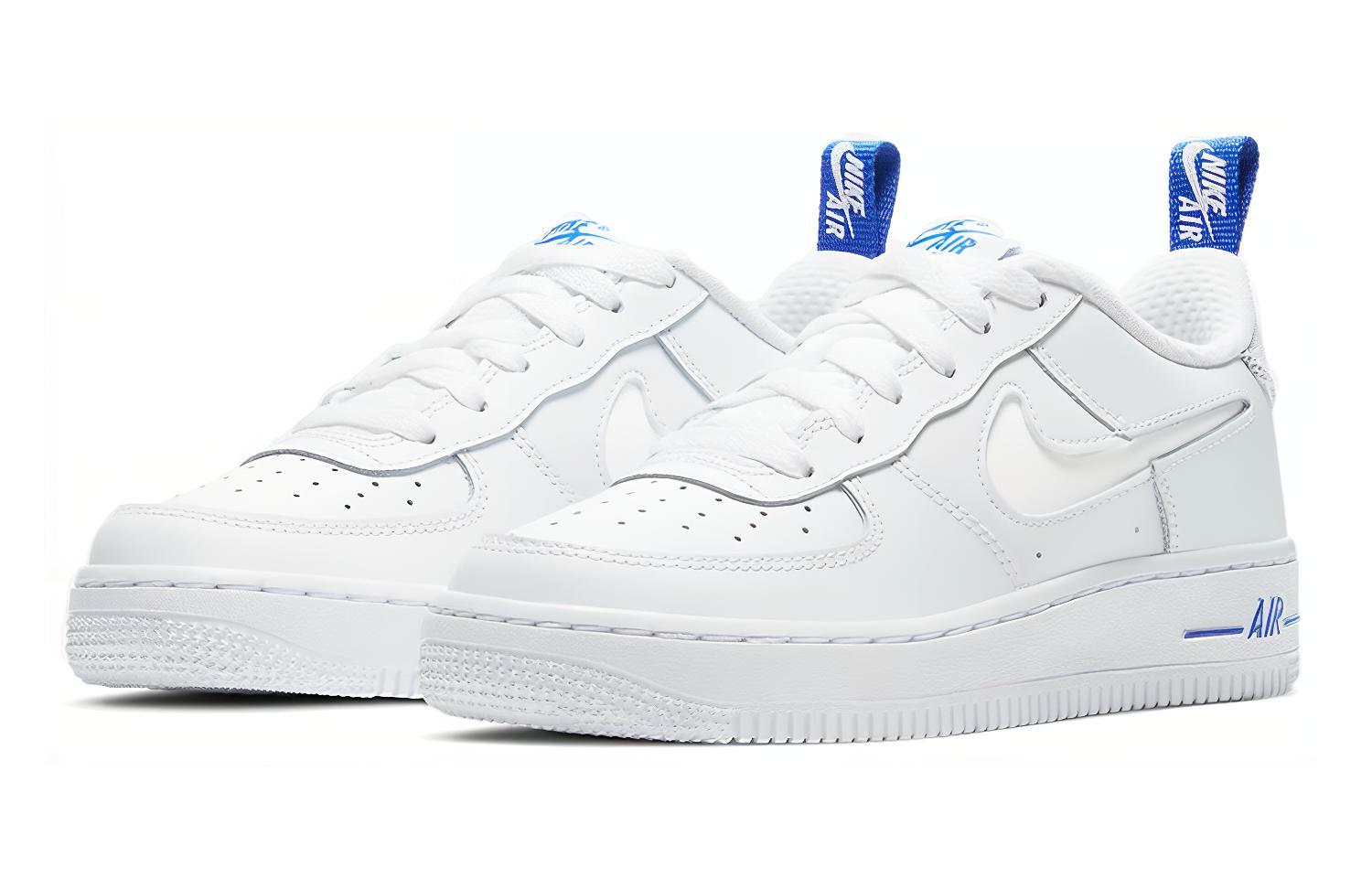 Lookbook (JR) Nike Air Force 1 '07 LV8 GS 'Blanco Racer Azul' DD3227-100