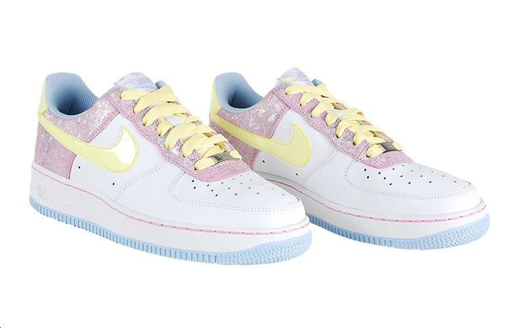 Lookbook (JR) Nike Air Force 1 'Lemon Chiffon' Lelaki/Kasut Wanita 314219-171