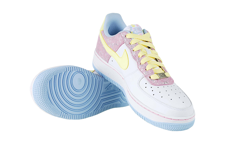 Shop (JR) Nike Air Force 1 'Lemon Chiffon' Lelaki/Kasut Wanita 314219-171