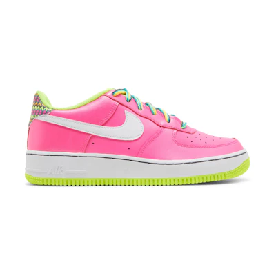 (Youth) Nike Air Force 1 'Pink Blast Volt'