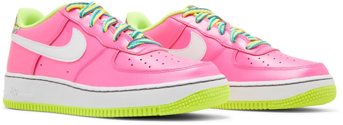 (JR) ナイキ エアフォース1 'ピンクブラスト ボルト' CW5761-600 Cheap (JR) ナイキ エアフォース1 'ピンクブラスト ボルト' CW5761-600