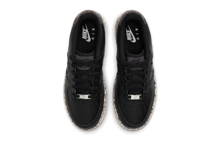 Shop (JR) Nike Air Force 1 'Pek Recycled Wool - Hitam' DB2813-001