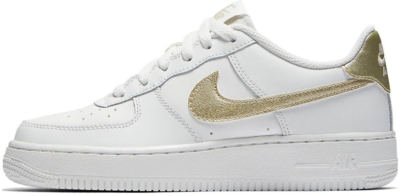 (JR) ナイキ エアフォース1 'サミットホワイト/ゴールド' 314219-127 Buy (JR) ナイキ エアフォース1 'サミットホワイト/ゴールド' 314219-127
