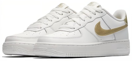 (JR) Nike Air Force 1 'Blanco Summit Oro' 314219-127 Lookbook (JR) Nike Air Force 1 'Blanco Summit Oro' 314219-127