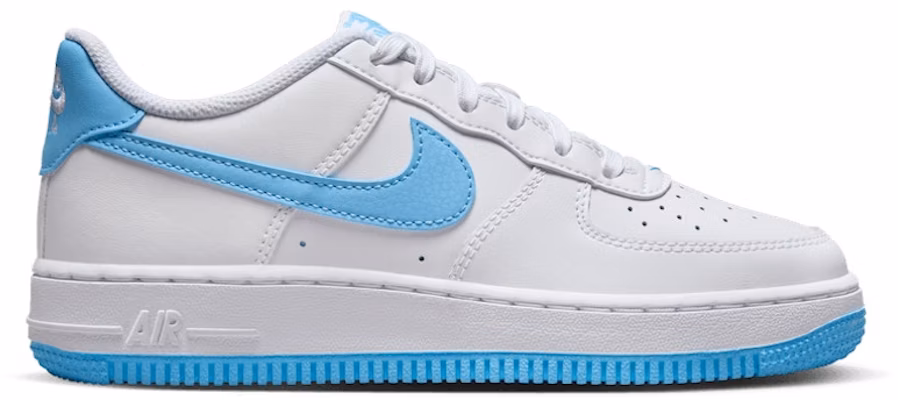 兒童 Nike Air Force 1 減震耐磨 低筒 兒童板鞋 白藍 Buy 兒童 Nike Air Force 1 減震耐磨 低筒 兒童板鞋 白藍