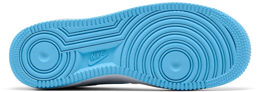 (JR) Nike Air Force 1 'Blanco Azul Acuario' FV5948-107 Shop (JR) Nike Air Force 1 'Blanco Azul Acuario' FV5948-107