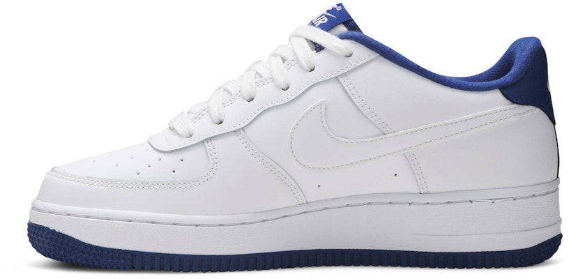 (Youth) Nike Air Force 1 'White Deep Royal Blue' CD6915-102 Lookbook (Youth) Nike Air Force 1 'White Deep Royal Blue' CD6915-102