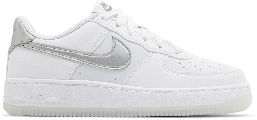 (Youth) Nike Air Force 1 'White Football Grey' FV3981-100 Buy (Youth) Nike Air Force 1 'White Football Grey' FV3981-100