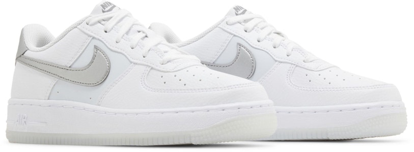 (JR) Nike Air Force 1 'Putih Kelabu Bola Sepak' FV3981-100 Cheap (JR) Nike Air Force 1 'Putih Kelabu Bola Sepak' FV3981-100