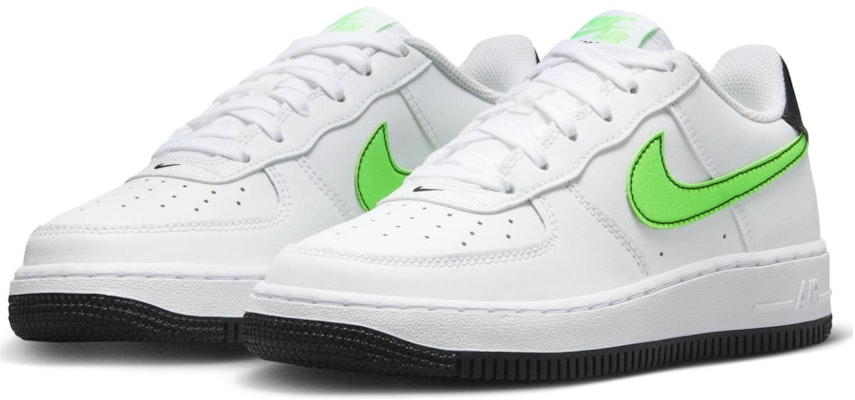 (Youth) Nike Air Force 1 'White Green Strike' FV5948-106 Lookbook (Youth) Nike Air Force 1 'White Green Strike' FV5948-106