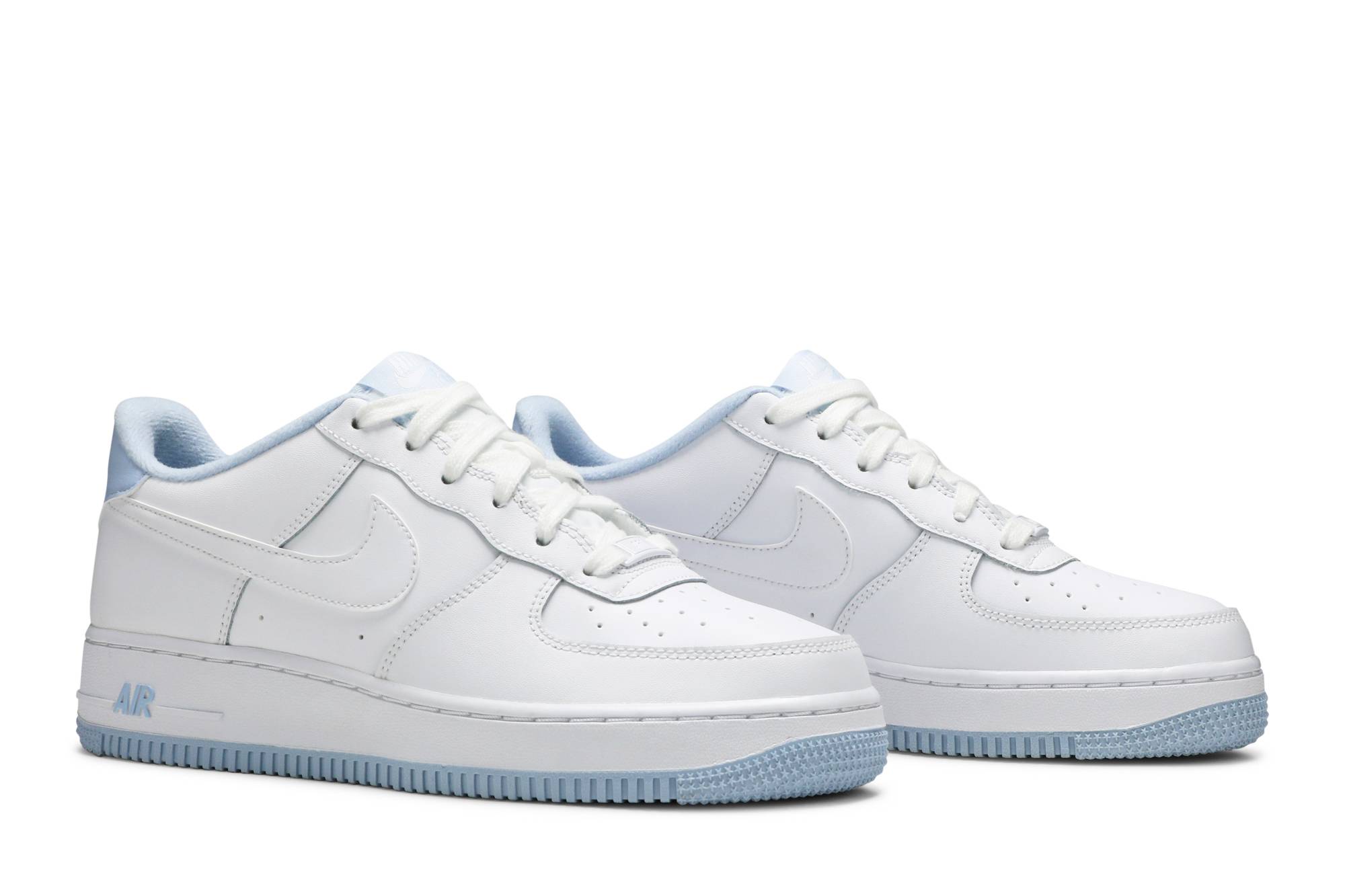 Cheap (JR) Nike Air Force 1 'Putih Biru Hidrogen' CD6915-103
