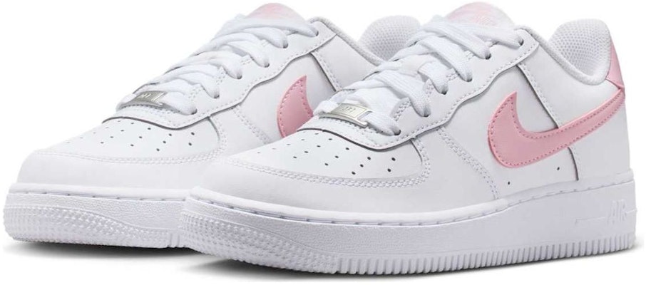 (Youth) Nike Air Force 1 'White Medium Soft Pink' CT3839-115 Shop (Youth) Nike Air Force 1 'White Medium Soft Pink' CT3839-115