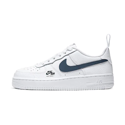 (Youth) Nike Air Force 1 'White Obsidian'