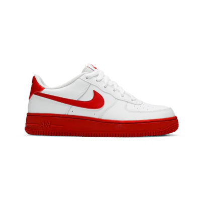 (Youth) Nike Air Force 1 'White Red Sole'