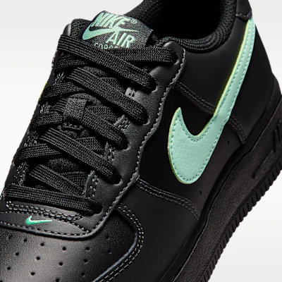 (Youth) Nike Air Force 1 Black/Anthracite/Arctic Green CT3839-018 Sizing (Youth) Nike Air Force 1 Black/Anthracite/Arctic Green CT3839-018