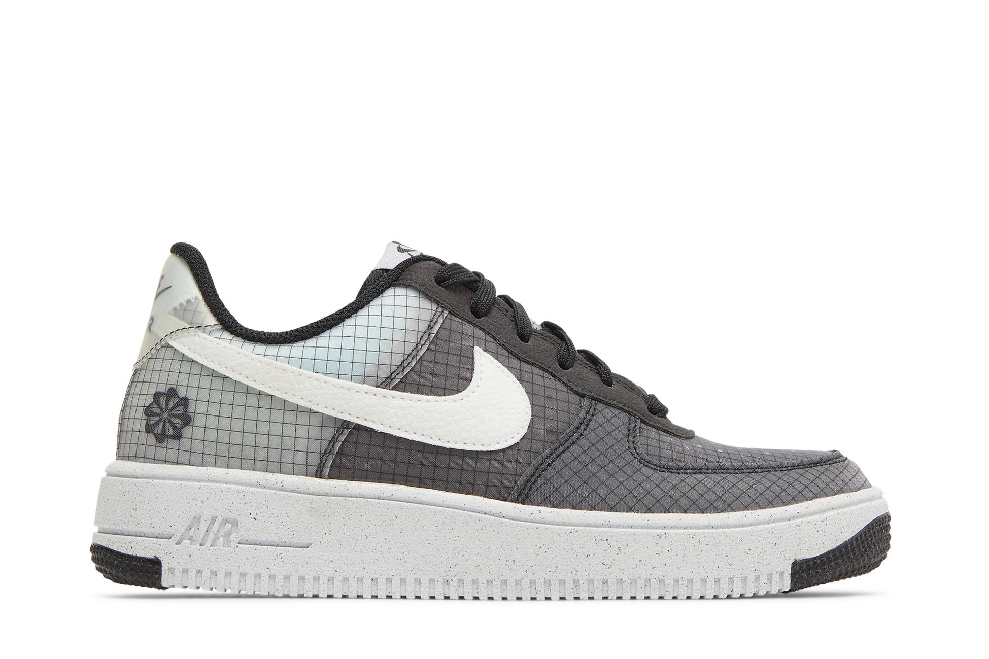 (Youth) Nike Air Force 1 Crater 'Move To Zero - Black White'