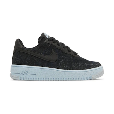 (Youth) Nike Air Force 1 Crater Flyknit 'Black Chambray Blue'