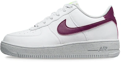 (Youth) Nike Air Force 1 Crater Next Nature 'White Sangria' DH8695-100 (Youth) Nike Air Force 1 Crater Next Nature 'White Sangria' DH8695-100