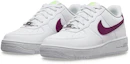 Lookbook Nike Air Force 1 低筒 板鞋 GS 白紫色