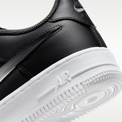 Cheap (JR) Nike Air Force 1 深煙灰/黑/白/灰 IR0595-002