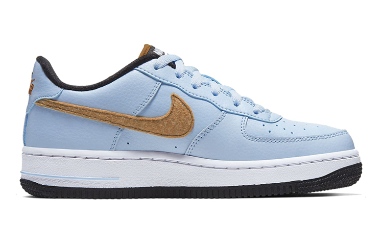 Order (JR) Nike Air Force 1 Felt 'Biru Celestine Emas' BV6058-400
