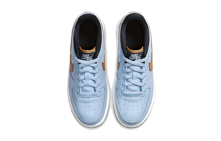 Shop (JR) Nike Air Force 1 Felt 'Biru Celestine Emas' BV6058-400