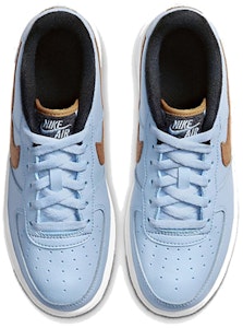 Nike Air Force 1 低筒 氈布 板鞋 GS 天藍 Shop Nike Air Force 1 低筒 氈布 板鞋 GS 天藍