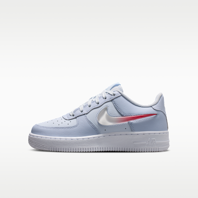 (Youth) Nike Air Force 1 Football Gray/Ghost/White/Tropical Pink IR0595-001