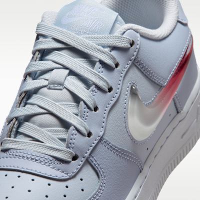 Sizing (JR) Nike Air Force 1 足球灰/鬼魂白/熱帶粉 IR0595-001