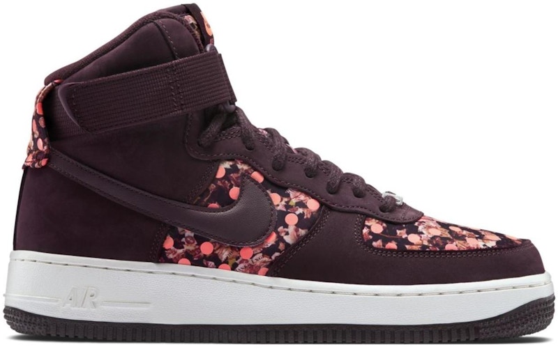 Buy (JR) Nike Air Force 1 Tinggi Liberty Burgundy 706653-600