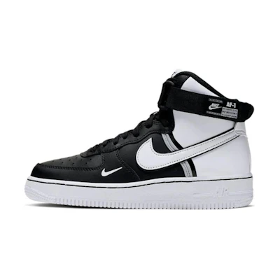(Youth) Nike Air Force 1 High LV8 2 'Black White'