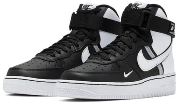 (JR) 耐克 空军一号 高帮 LV8 2 '黑白' CI2164-010 Lookbook (JR) 耐克 空军一号 高帮 LV8 2 '黑白' CI2164-010