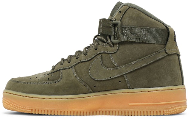 (JR) Nike Air Force 1 High WB 'Medium Olive' Lelaki Kasual Sneaker 922066-202 Lookbook (JR) Nike Air Force 1 High WB 'Medium Olive' Lelaki Kasual Sneaker 922066-202