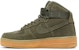 (JR) Nike Air Force 1 High WB 'Medium Olive' Lelaki Kasual Sneaker 922066-202
