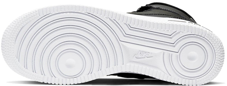 (JR) Nike Air Force 1 High 'Black' Hitam BQ3598-001 Details for (JR) Nike Air Force 1 High 'Black' Hitam BQ3598-001